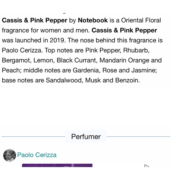Notebook Cassis & Pink Pepper 100ml ITALY, NEW in BOX! - Picture 12 of 13